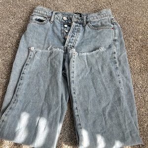 Urban outfitters(BDG) slim straight jeans,size 25 but fit like a 24